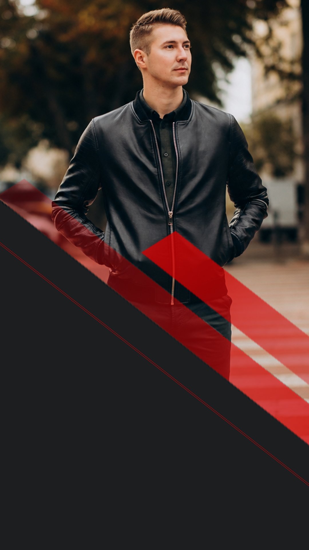 Red Sparrow Racing casual wear and fashion leather jackets